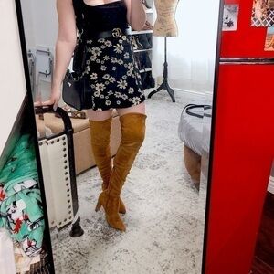 Over the knee Brown Camel Boots